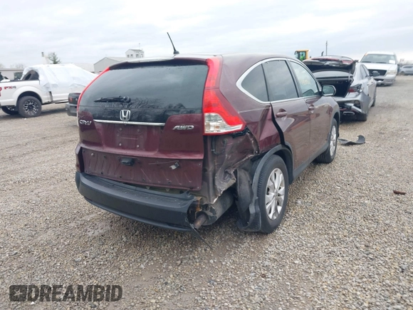 2013 Honda CR-V EX with VIN 5J6RM4H50DL054657, listed as a IAAI auction lot 41839961 with 151,239 mi miles. Bid and sale history available at carsss.com. Image 4.