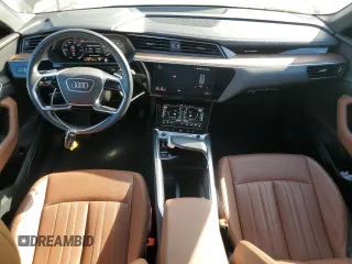 2022 Audi e-tron Premium Plus with VIN WA1LAAGE3NB007578, listed as a Copart auction lot 47896415 with 35,685 mi miles and Salvage Title. Bid and sale history available at DreamBid. Image 8.