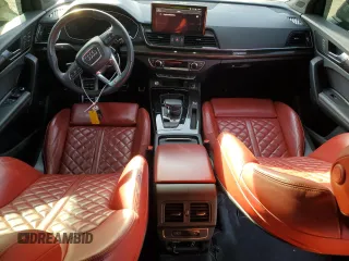2021 Audi SQ5 Premium Plus with VIN WA1B4AFYXM2019563, listed as a Copart auction lot 77814654 with 52,391 mi miles and Salvage Title. Bid and sale history available at DreamBid. Image 8.