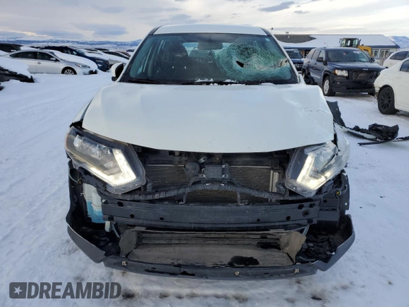 2017 Nissan Rogue SV with VIN KNMAT2MV6HP573601, listed as a Copart auction lot 45117385 with 70,856 mi miles and Salvage Title. Bid and sale history available at carsss.com. Image 5.