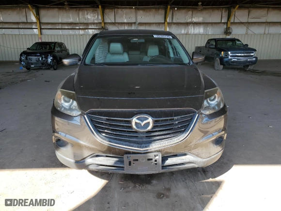 2015 Mazda CX-9 Touring with VIN JM3TB2CA3F0459174, listed as a Copart auction lot 48595725 with 102,366 mi miles and Salvage Title. Bid and sale history available at carsss.com. Image 5.