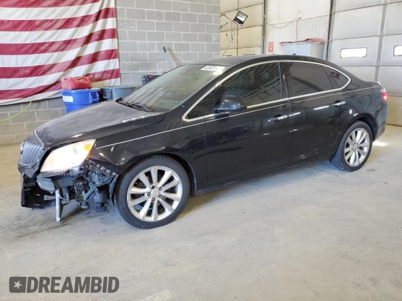 2013 Buick Verano with VIN 1G4PP5SK3D4129821, listed as a Copart auction lot 52665195 with 169,506 mi miles and Salvage Title. Bid and sale history available at carsss.com. Image 1.