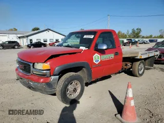 2002 GMC Sierra 1500 with VIN 1GDGC24U52Z252576, listed as a Copart auction lot 75233354 with Not Provided miles and Salvage Title. Bid and sale history available at DreamBid. Image 1.