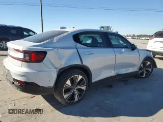 2023 Polestar 2 with VIN YSMED3KA2PL111969, listed as a Copart auction lot 77092644 with 22,543 mi miles and Salvage Title. Bid and sale history available at carsss.com. Image 3.