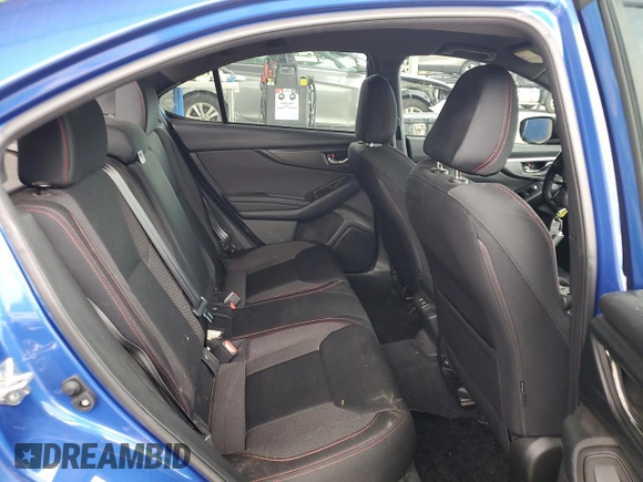 2022 Subaru WRX Premium with VIN JF1VBAF64N9029561, listed as a Copart auction lot 56467545 with 42,596 mi miles and Salvage title. Bid and sale history available at DreamBid. Image 10.