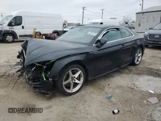 2019 Audi A5 Premium z VIN WAUSNAF58KA018176, wystawiony jako Copart lot #44235655 z przebiegiem 99 999 mil mil oraz Tytuł czysty. Historia ofert i sprzedaży dostępna na DreamBid. Obrazek 1.