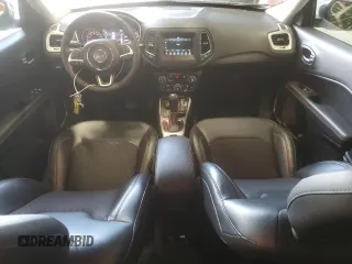 2019 Jeep Compass Latitude with VIN 3C4NJDBB0KT593907, listed as a Copart auction lot 50628525 with 46,111 mi miles and Salvage Title. Bid and sale history available at DreamBid. Image 8.