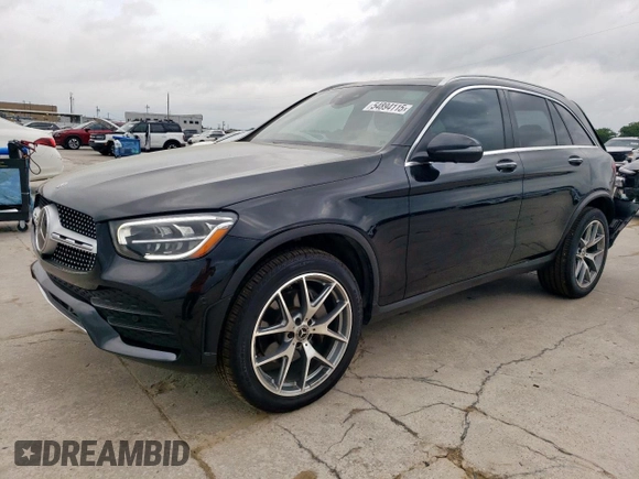 2021 Mercedes-Benz GLC 300 с VIN W1N0G8DB3MF869354, выставлен на аукционе Copart как лот 54894115 с пробегом 38 120 миль миль и Списание • Salvage title. История ставок и продаж доступна на DreamBid. Изображение 1.