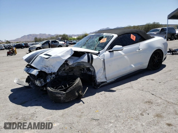 2021 Ford Mustang EcoBoost z VIN 1FATP8UH5M5122150, wystawiony jako Copart lot #52833425 z przebiegiem 75 530 mil mil oraz Szkoda całkowita • Salvage title. Historia ofert i sprzedaży dostępna na DreamBid. Obrazek 1.
