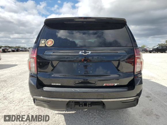 2022 Chevrolet Suburban with VIN 1GNSCEKT7NR222257, listed as a Copart auction lot 84840904 with 113,761 mi miles and Salvage title. Bid and sale history available at DreamBid. Image 6.