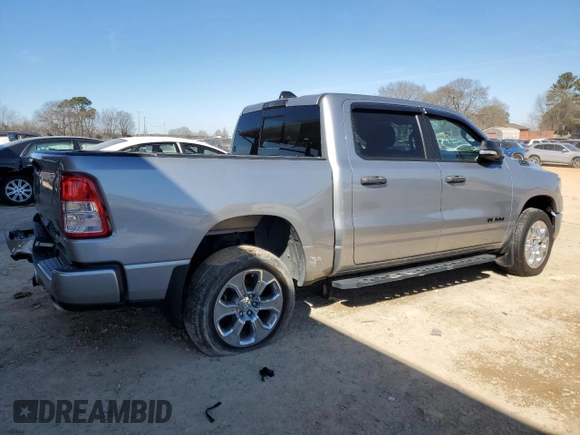 2019 Ram 1500 Big Horn z VIN 1C6SRFFT0KN765743, wystawiony jako Copart lot #46337635 z przebiegiem 77 506 mil mil oraz Szkoda całkowita • Salvage title. Historia ofert i sprzedaży dostępna na DreamBid. Obrazek 3.
