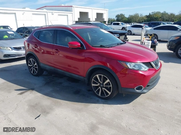 2018 Nissan Rogue Sport SV with VIN JN1BJ1CR2JW206010, listed as a IAAI auction lot 41497132 with 105,021 mi miles. Bid and sale history available at carsss.com. Image 1.