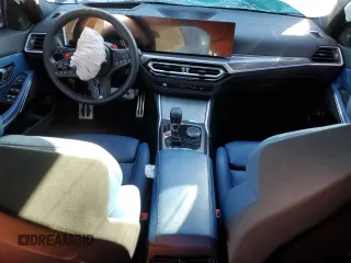 2024 BMW M3 Competition with VIN WBS33AY01RFR98757, listed as a Copart auction lot 82797824 with Not provided miles and Salvage title. Bid and sale history available at DreamBid. Image 8.
