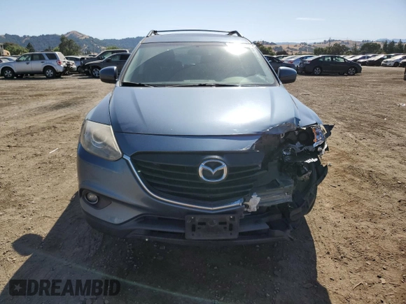 2015 Mazda CX-9 Touring with VIN JM3TB2CV1F0469009, listed as a Copart auction lot 59225785 with 93,330 mi miles and Salvage title. Bid and sale history available at DreamBid. Image 5.