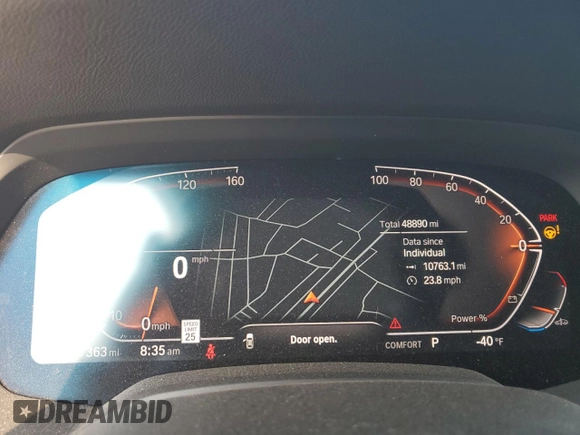 2021 BMW X5 xDrive40i with VIN 5UXCR6C03M9H11275, listed as a Copart auction lot 59954905 with 48,890 mi miles and Salvage title. Bid and sale history available at DreamBid. Image 9.