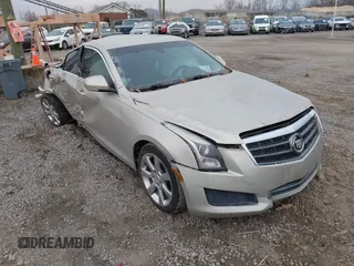 2013 Cadillac ATS Luxury with VIN 1G6AB5RX4D0133820, listed as a IAAI auction lot 40780720 with 1 mi miles. Bid and sale history available at carsss.com. Image 1.
