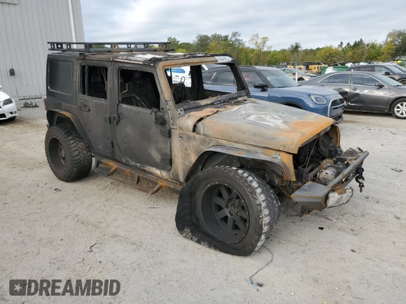 2015 Jeep Wrangler Unlimited Wrangler X z VIN 1C4BJWEG1FL686961, wystawiony jako Copart lot #49654945 z przebiegiem Nie podano mil oraz Nie do naprawy • Non repairable. Historia ofert i sprzedaży dostępna na DreamBid. Obrazek 4.