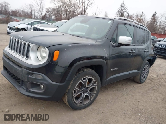 2015 Jeep Renegade Limited with VIN ZACCJADT2FPC15905, listed as a IAAI auction lot 41265558 with 140,727 mi miles and . Bid and sale history available at DreamBid. Image 20.