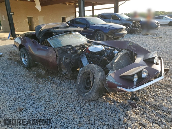 1969 Chevrolet Corvette z VIN 194679S736550, wystawiony jako Copart lot #51850155 z przebiegiem 60 821 mil mil oraz Szkoda całkowita • Salvage title. Historia ofert i sprzedaży dostępna na DreamBid. Obrazek 4.