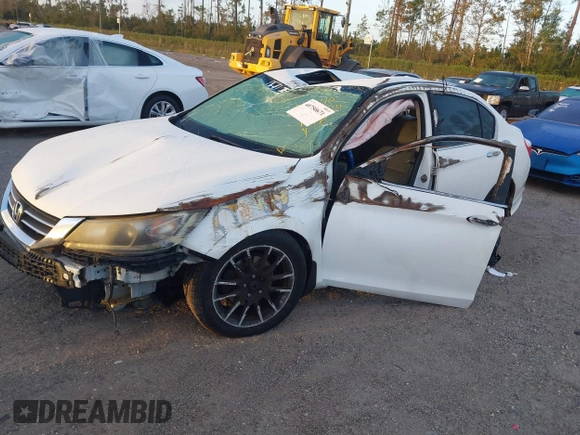 2014 Honda Accord EX-L with VIN 1HGCR2F89EA075147, listed as a IAAI auction lot 40750671 with 117,000 mi miles and . Bid and sale history available at carsss.com. Image 2.