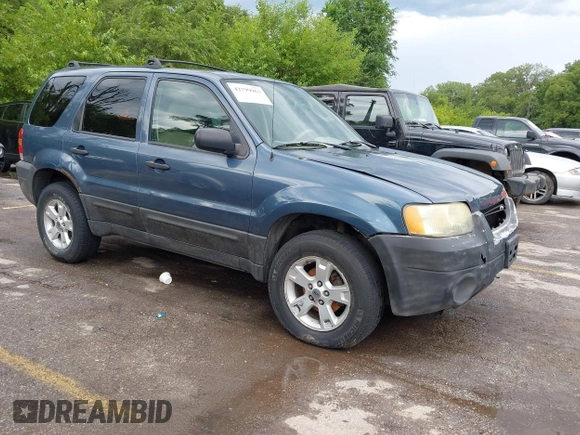 2005 Ford Escape XLT with VIN 1FMYU03165KD74390, listed as a IAAI auction lot 42799963 with 262,762 mi miles and . Bid and sale history available at DreamBid. Image 1.