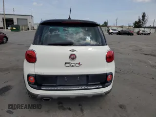 2014 FIAT 500L Trekking with VIN ZFBCFADH2EZ019009, listed as a Copart auction lot 50581325 with 61,745 mi miles and Salvage Title. Bid and sale history available at DreamBid. Image 6.