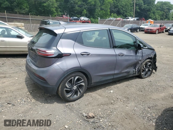 2023 Chevrolet Bolt EV 2LT z VIN 1G1FX6S0XP4162154, wystawiony jako Copart lot #61014175 z przebiegiem 52 656 mil mil oraz Szkoda całkowita • Salvage title. Historia ofert i sprzedaży dostępna na DreamBid. Obrazek 3.