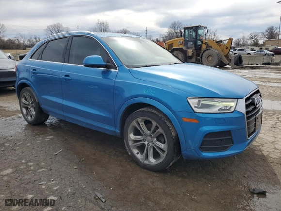 2016 Audi Q3 Premium Plus with VIN WA1EFCFS2GR021429, listed as a Copart auction lot 45678395 with 103,090 mi miles and Salvage Title. Bid and sale history available at carsss.com. Image 4.