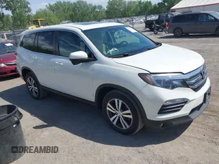 2016 Honda Pilot EX-L with VIN 5FNYF6H76GB109760, listed as a IAAI auction lot 42296819 with 107,363 mi miles and . Bid and sale history available at DreamBid. Image 1.