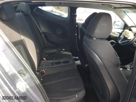 2017 Hyundai Veloster with VIN KMHTC6AD2HU314581, listed as a Copart auction lot 45744705 with 133,713 mi miles and Salvage Title. Bid and sale history available at carsss.com. Image 10.