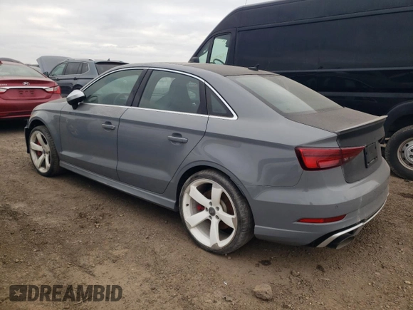 2019 Audi RS 3 z VIN WUABWGFFXKA903963, wystawiony jako Copart lot #82757914 z przebiegiem Nie podano mil oraz Czysty tytuł • Clean title. Historia ofert i sprzedaży dostępna na DreamBid. Obrazek 2.