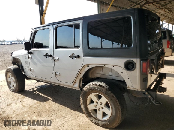 2018 Jeep Wrangler JK Unlimited Sport S with VIN 1C4BJWDG9JL835725, listed as a Copart auction lot 64043894 with 139,656 mi miles and Salvage Title. Bid and sale history available at carsss.com. Image 2.