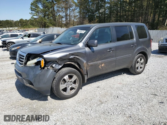2012 Honda Pilot EX-L with VIN 5FNYF3H55CB023816, listed as a Copart auction lot 49869225 with 275,001 mi miles and Salvage Title. Bid and sale history available at DreamBid. Image 1.