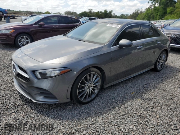 2021 Mercedes-Benz A 220 with VIN W1K3G4EB8MJ268505, listed as a Copart auction lot 50983725 with 50,334 mi miles and Non repairable. Bid and sale history available at DreamBid. Image 1.