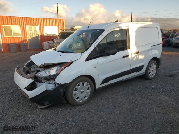 2021 Ford Transit Connect Van XL with VIN NM0LS6E26M1485746, listed as a Copart auction lot 84166864 with 25,547 mi miles and Salvage Title. Bid and sale history available at carsss.com. Image 1.