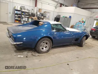 1972 Chevrolet Corvette with VIN 1Z37K2S507441, listed as a Copart auction lot 43219815 with 54,522 mi miles and Clean title. Bid and sale history available at DreamBid. Image 3.