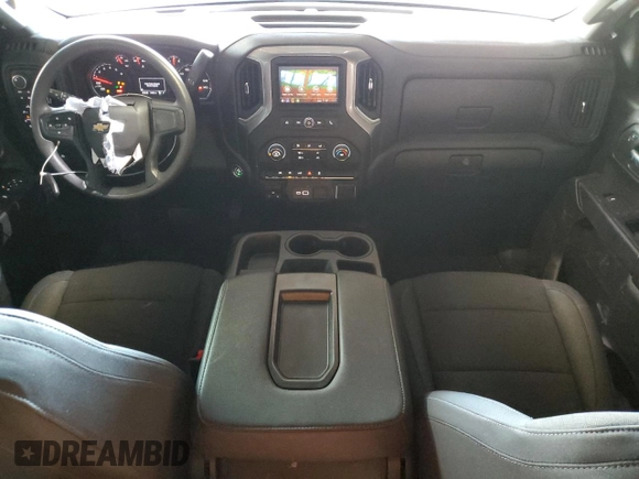 2024 Chevrolet Silverado 1500 Custom with VIN 1GCPDBEK7RZ296362, listed as a Copart auction lot 50384335 with 21,555 mi miles and Salvage Title. Bid and sale history available at DreamBid. Image 8.