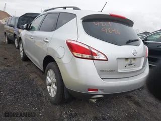 2012 Nissan Murano S with VIN JN8AZ1MW8CW209362, listed as a IAAI auction lot 42019846 with 136,060 mi miles. Bid and sale history available at carsss.com. Image 3.