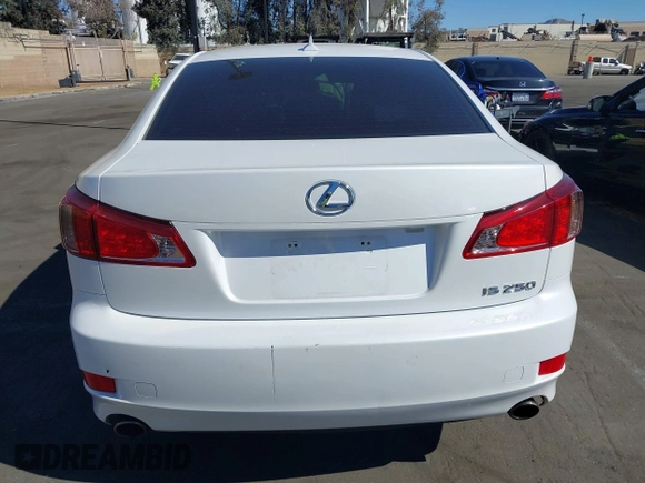 2012 Lexus IS 250 with VIN JTHBF5C25C5183046, listed as a IAAI auction lot 41587414 with 50,952 mi miles and . Bid and sale history available at DreamBid. Image 16.