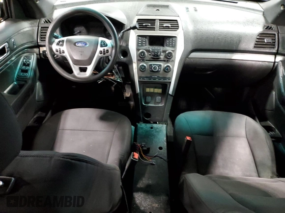 2015 Ford Utility Police Interceptor with VIN 1FM5K8AR6FGC52505, listed as a Copart auction lot 61448574 with 0 mi miles and Salvage Title. Bid and sale history available at carsss.com. Image 8.
