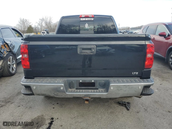 2014 Chevrolet Silverado 1500 LTZ with VIN 3GCUKSEC7EG245469, listed as a Copart auction lot 43020795 with NaN miles and Salvage Title. Bid and sale history available at carsss.com. Image 6.