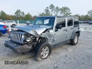 2014 Jeep Wrangler Unlimited Sport with VIN 1C4BJWDG8EL314792, listed as a IAAI auction lot 41489203 with 94,382 mi miles. Bid and sale history available at carsss.com. Image 2.