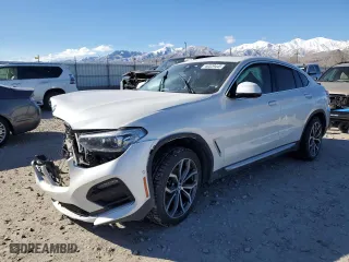 2021 BMW X4 xDrive30i with VIN 5UX2V1C02M9E78161, listed as a Copart auction lot 46329445 with 0 mi miles and Salvage Title. Bid and sale history available at carsss.com. Image 1.