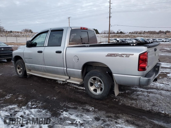 2007 Dodge 1500 ST with VIN 1D7HU18P77J614603, listed as a Copart auction lot 84555064 with 98,713 mi miles and Salvage Title. Bid and sale history available at DreamBid. Image 2.