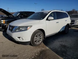 2016 Nissan Pathfinder SL with VIN 5N1AR2MN5GC627292, listed as a Copart auction lot 89304105 with 125,480 mi miles and Salvage Title. Bid and sale history available at carsss.com. Image 1.