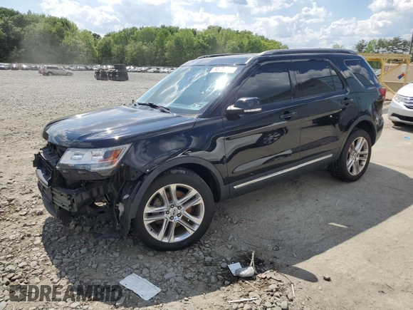 2017 Ford Explorer XLT z VIN 1FM5K8D86HGD75307, wystawiony jako Copart lot #55724885 z przebiegiem Nie podano mil oraz Szkoda całkowita • Salvage title. Historia ofert i sprzedaży dostępna na DreamBid. Obrazek 1.