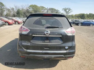 2015 Nissan Rogue S with VIN KNMAT2MT8FP584837, listed as a Copart auction lot 74012154 with 66,242 mi miles and Salvage Title. Bid and sale history available at carsss.com. Image 6.