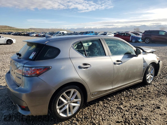 2017 Lexus CT with VIN JTHKD5BH2H2296117, listed as a Copart auction lot 50021685 with 46,655 mi miles and Salvage Title. Bid and sale history available at carsss.com. Image 3.
