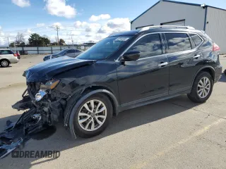 2018 Nissan Rogue S with VIN KNMAT2MT6JP614720, listed as a Copart auction lot 49544095 with 55,150 mi miles and Salvage Title. Bid and sale history available at carsss.com. Image 1.