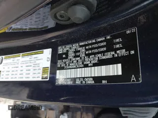 2022 Lexus RX 350 with VIN 2T2HZMDA8NC363464, listed as a IAAI auction lot 42070240 with 34,123 mi miles and . Bid and sale history available at DreamBid. Image 9.
